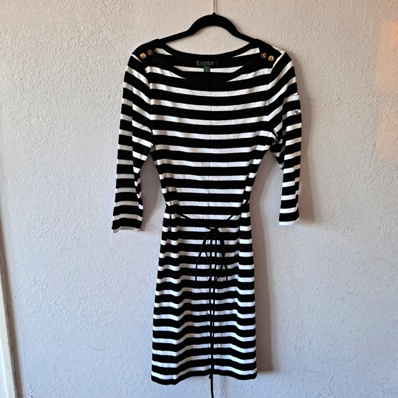 Lauren Ralph Lauren Dresses & Skirts - Ralph Lauren Black and White Striped dress